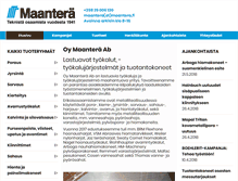 Tablet Screenshot of maantera.fi